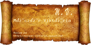 Móczár Viktória névjegykártya